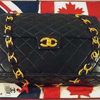 Dual nationality Chanel style handbag