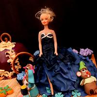 Cinderella carriage cake 