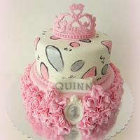 Little princess first's b'day cake 