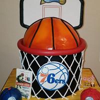 Sixers Surprise Cake