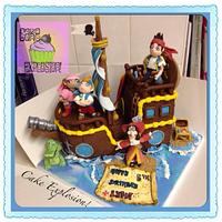 Jake and the Neverland pirates cake