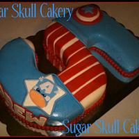 Captain America #5 Cake