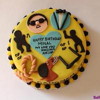 Gangnam Style cake