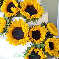 Sunflowers for a Fall Wedding