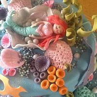 Little mermaid cake