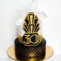 The Great Gatsby cake