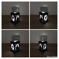 Sugar paste silhouette lantern