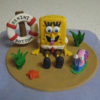 Spongebob Squarepants cake topper