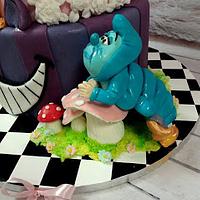 Alice in Wonderland - wedding cake
