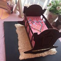 Cradle Cake with Painted sheet