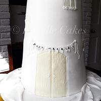 Windmill wedding cake