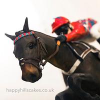Race horse cake 