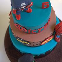 Marvel Funko Pops Cake by Mericakes