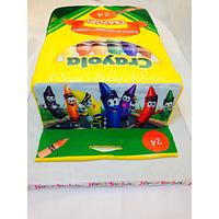 Crayon Box Cake