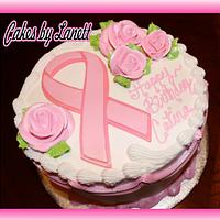 Breast Cancer Cake