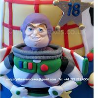 To Infinity and Beyond 18th Birthday Cake