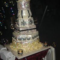 Mixed Shape Wedding Cake