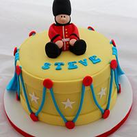 Toy Soldier and Drum Cake for Steve