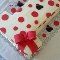 Minnie Mouse Number 1 Birthday Cake