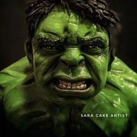 Hulk Bust cake