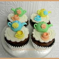 High Tea Party Cupcakes ~
