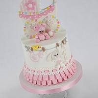 Cake for a Baby Girl