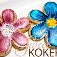 Spring Painted Cookies