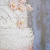 Apple Blossom Wedding Cake