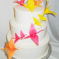 Paper Origami 3 Tier Wedding cake