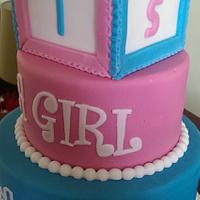 TWINS babyshower cake