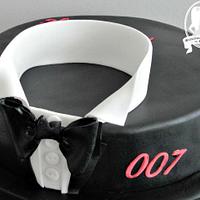 Bond Themed cake