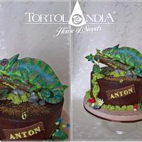 Chameleon cake