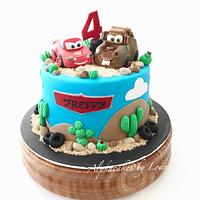 Cars themed cake.