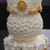 6 tier wedding cake