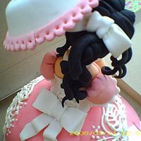 Ballgown cake