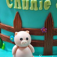 Piggy Wedding Cake