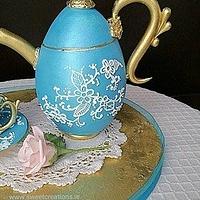 Teapot, Cup and Saucer