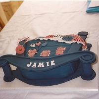 Jamie' christening cake