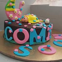 A baby shower cake