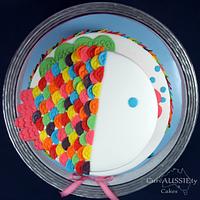 "It's O-fish-al" birthday cake