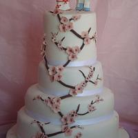 Japanese Wedding Cake - Cake by fashioncakesviviana - CakesDecor