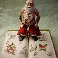 Tattooed Santa
