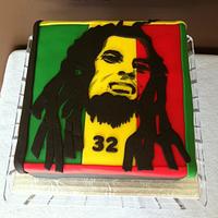 Bob Marley Birthday Cake 