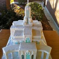 Sculpted Temple Cake