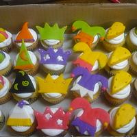 Funky hat cupcakes