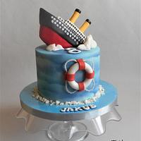 Titanic cake