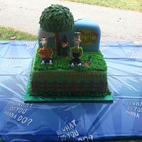 Phineas and Ferb Birthday cake