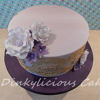 Regal 80th birthday cake