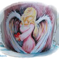 Hand painted angel