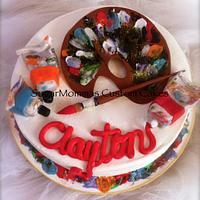 Artist Inspired Birthday Cake